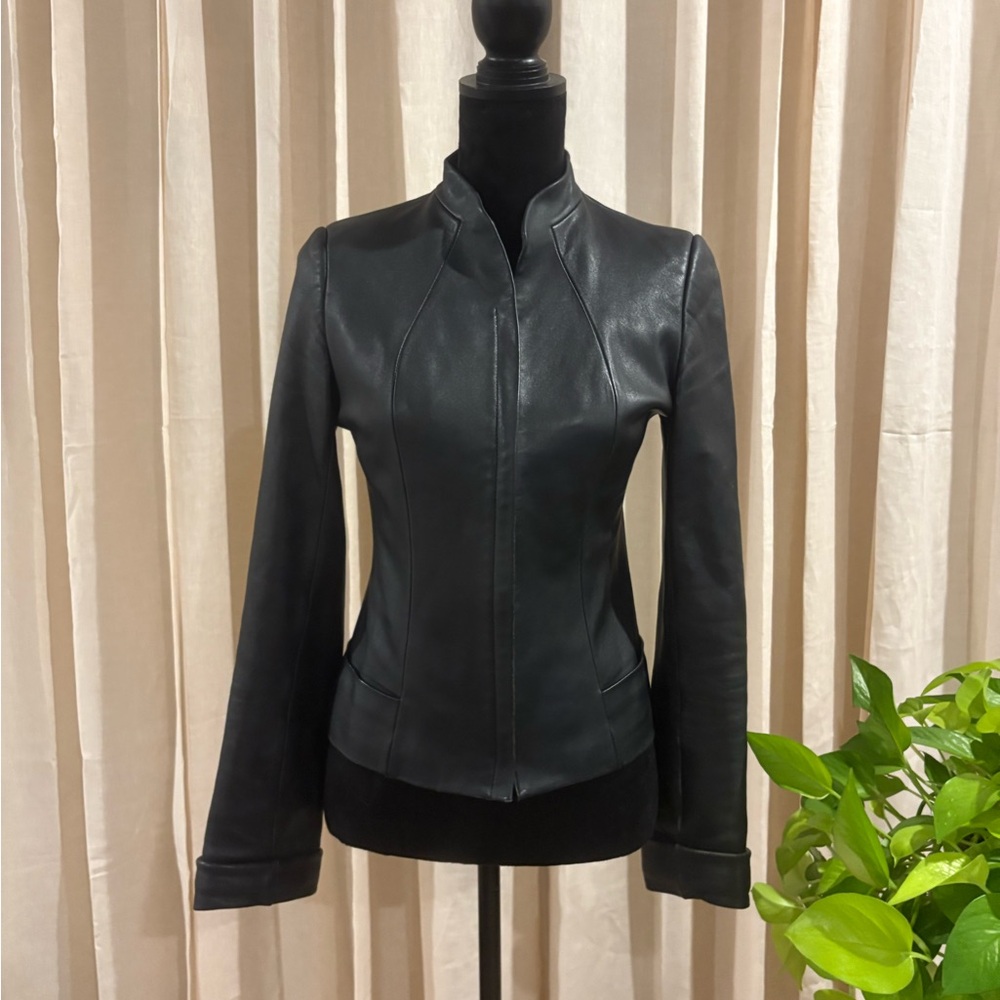 Women's Black Leather Jacket